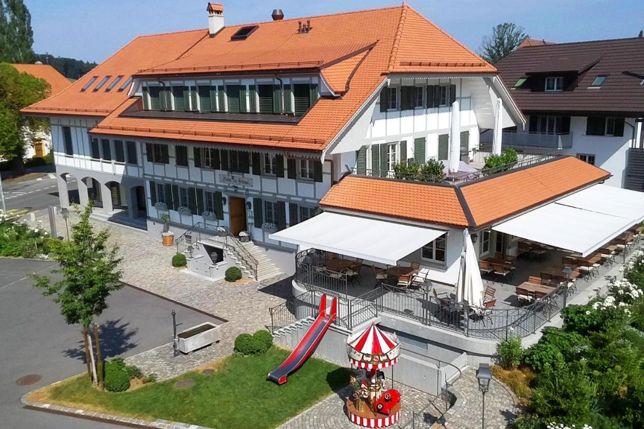 Gasthof Zum Schluessel La Meridienne Fribourg Sa Ueberstorf Exterior photo